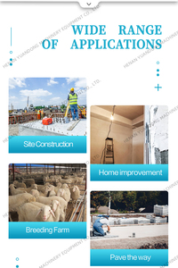 Mezcladora <span class=keywords><strong>de</strong></span> Concreto Manual Multiusos, Mini Mezcladora <span class=keywords><strong>de</strong></span> Cemento para Mortero, Uso en Construcción - Product Image 2