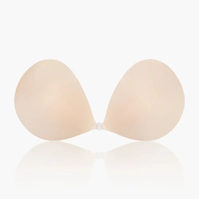 Custom Packaging Sexy Silicone Bra Push up Invisible Strapless Bra Adhesive Backless Sticky Bra For Women Wedding Dress
