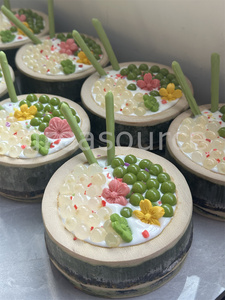 Bamboo <b>Tube</b> Ice Cream Simulation Model Displays Food Mode Adorable Hollow Creamy Topped Cute Swimming Match <b>Bubble</b> Dessert Shop - Product Image 5