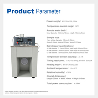 Baño Termostático con Pantalla Digital para Laboratorio, Control de Temperatura Automático, Alta Precisión, Probador de Viscosidad de Asfalto de Acero Inoxidable