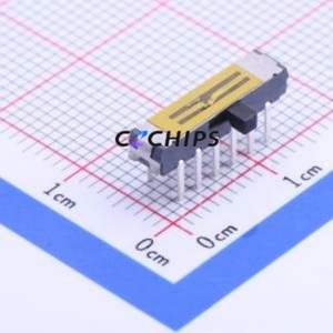 K3-2268D-F1 Slide Switch Through hole Component (THT) Switch 4-Pole Double Throw Rectangle Pin Header PC Pin 14.3mm - Product Image 1