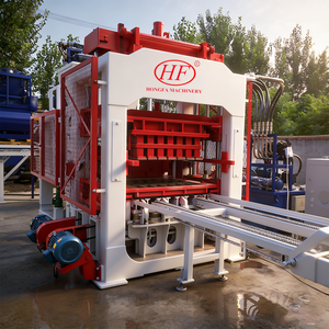 Hf QT8-15 220V PLC Automatische Verriegelungs-Pflasterstein-Hohlblockmaschine - Product Image 1