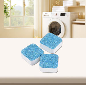 OEM品牌洗衣机滚筒清洁片可生物降解洗衣机罐式清洁器除垢固体片 - Product Image 1