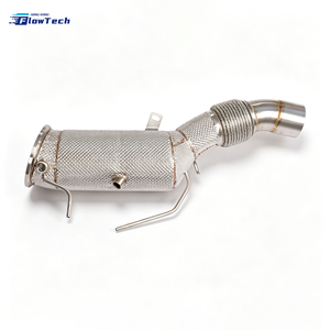 ท่อดาวน์ไปป์สแตนเลสแบบไหลสูงสำหรับ BMW M340i G20 G21 B58 3.0T พร้อมระบบไอเสียแบบแข่ง OPF เชื่อมด้วยวิธี TIG - Product Image 2