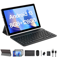 Tablette Tactile Android 13 EXW 10,1 Pouces, Meilleures Ventes, 8 Go de RAM, 128 Go de Stockage, Processeur Quadri-Cœur 2,0 GHz, Écran Tactile Capacitif, Fabriquée en Chine