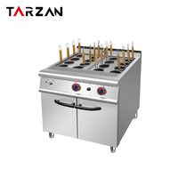 Cuisinière à pâtes électrique commerciale à vente chaude avec armoire de rangement |   Station de cuisson rapide pour nouilles et pâtes