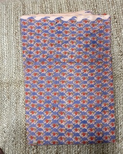 Handcraft Cotton Fabric Hand Block Printed Indian Natural Prints Boys' Dresses Lightweight 110 GSM Curtain & Bag Decor - Product Image 1