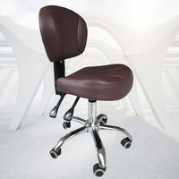 Chaise de salon de manucure moderne Offre Spéciale tabouret dentaire avec dossier chaise avec tabouret de dentiste tabouret de chaise de dentiste ergonomique en PU pour bureau