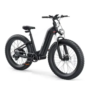Boombike 1000w bicicleta híbrida elétrica para adultos 26 polegadas Fat Tire e bicicleta Bicicleta elétrica 500w 45 km/h Bicicleta elétrica de estrada