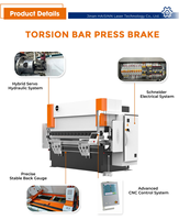 Presse plieuse hydraulique synchrone CNC 2000 mm, machine automatique de pliage de plaques, découpe sur mesure pour plaques en acier inoxydable