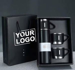 Hot Sale Gift Set Cup 304 Stainless Steel Thermos Water Bottle Tumbler Coffee Mug Cup Warmer With Custom Logo - Product Image 2
