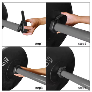 Tùy Chỉnh Logo Chất Lượng Cao 50Mm Phát Hành Nhanh Chóng Phòng Tập Thể Dục Kẹp Và Clip Barbell Từ Cổ áos Cho Tập Thể Dục Đào Tạo - Product Image 5