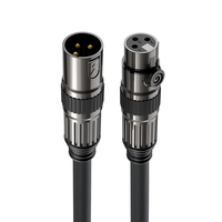 Logo personnalisé 10m Câble Xlr Microphone blindé de haute qualité Câble audio en cuivre Ofc sans oxygène Câble Xlr 3 broches mâle à femelle