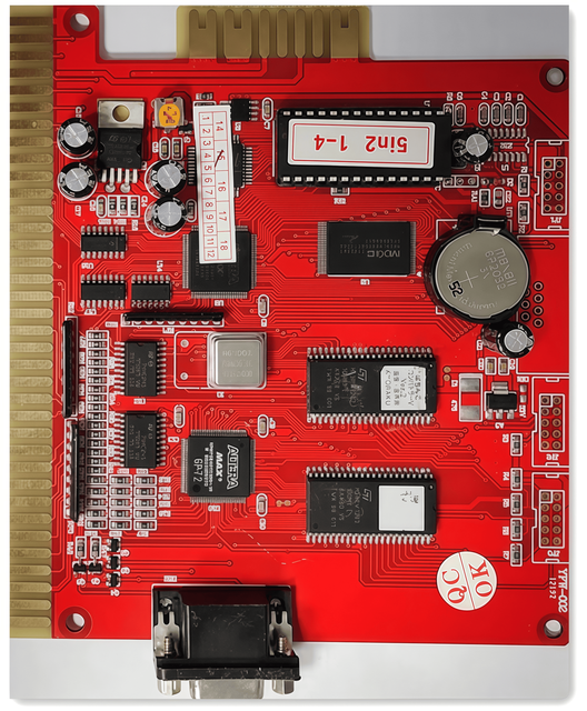 9 in 1 Coin Operated Fiberglass Arcade Game Board