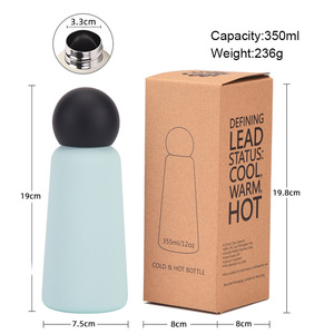Nuevo creativo 350ml doble capa <span class=keywords><strong>termo</strong></span> aislado al vacío taza portátil deportes al aire libre vaso de acero inoxidable <span class=keywords><strong>botella</strong></span> de agua - Product Image 4