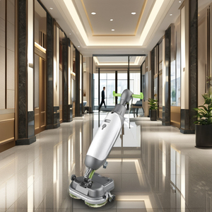 GS03 Mini Floor <b>Scrubber</b> Dryer Cold Water Cleaning Hotels Printing Shops Farms Used Condition Plastic Brush Pump Engine Floor Sc - Product Image 3