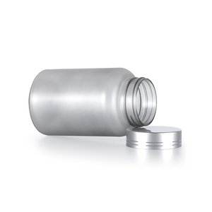 Customized Capsule Grey Frosted Bottle 100ml harmaceutical Packaging PET <b>Plastic</b> Capsule For Health Products With Screw Cap - Product Image 5