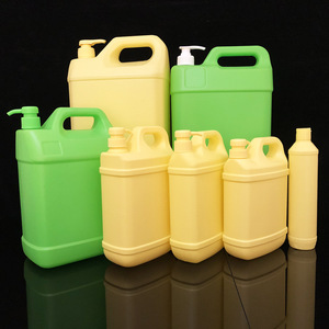 ขวดน้ำยาทำความสะอาด HDPE ขนาด <span class=keywords><strong>500</strong></span>-5000 มล. แบบขายส่ง พร้อมหัวปั๊ม สำหรับน้ำยาล้างจานและสารทำความสะอาด บรรจุภัณฑ์พลาสติก - Product Image 1