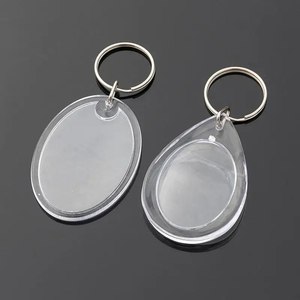 Pd176 in ảnh Keyring Vòng Acrylic Keychain với rõ ràng trống trong suốt khung cho Tùy chỉnh hình ảnh hiển thị - Product Image 4