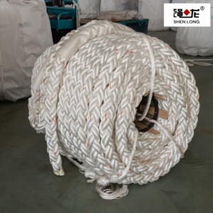 Naylon Halat Poliamid Örgülü Çap 30mm-140mm Nakliye Liman İskelesi Okyanus Nakliyesi Bağlama Deniz Aracı Kuyruğu için Üretim - Product Image 1