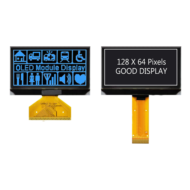 2.42" 2.42 Inch 128x64 Lcd Display Monochrome Display Module SSD1309 24 Pin SPI Oled I2c Oled Display OLED Screen Module