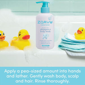 개인 라벨 아기 샴푸 & 워시 2-in-1 아기 샤워 젤 <span class=keywords><strong>250ml</strong></span> 머리를 발가락 샴푸와 바디 워시에 수화 - Product Image 4