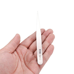Stainless Steel Tweezers Set Pointed And Bent Tips For Jewelry Making Diy Craft <b>Tools</b> - Product Image 4