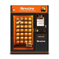 Hamburger Hotdog Hot Food Distributeurs automatiques de pizzas intelligents entièrement automatiques