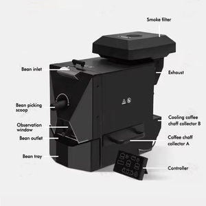 XEOLEO Household <strong>Drum</strong> <strong>Coffee</strong> <strong>Roaster</strong> Turkey Electric <strong>Coffee</strong> Bean Roasting Machine <strong>Coffee</strong> Bean <strong>Roaster</strong> Machine - Product Image 6