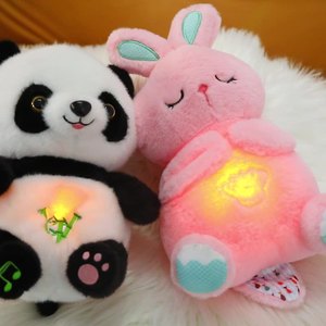 Thở Stich ánh sáng sang trọng thở LBB đồ chơi sang trọng quái vật hoạt hình thú nhồi bông búp bê điện ngủ búp bê bé thở Gấu - Product Image 3