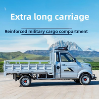Camionnette électrique de haute qualité, petite, 4 roues, 2 portes, 2 places, capacité de chargement de 800 kg, vitesse maximale de 50 km/h, pour la livraison