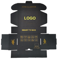 Boîte d'emballage d'expédition en carton ondulé imprimé en couleur recyclable avec lamination mate écologique personnalisée