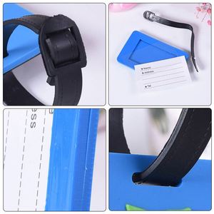 Étiquette de bagage personnalisée en PVC, portable, pour usage personnel, réglable, pour valise, pour les voyages - Product Image 5