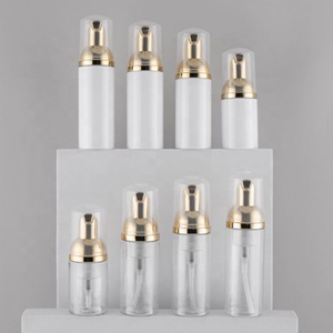 Foaming Bottle 30ml 50ml 2oz 80ml 100ml PET Cosmetic Soap Dispenser Rose Gold White Sliver Foam Pump Bottle - Product Image 4
