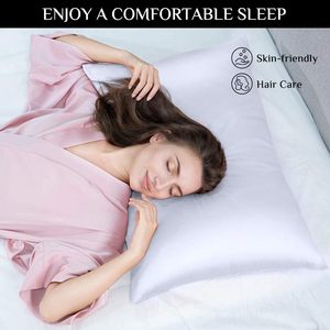 Ensemble <span class=keywords><strong>de</strong></span> taies <span class=keywords><strong>d</strong></span>'<span class=keywords><strong>oreiller</strong></span> en soie <span class=keywords><strong>satin</strong></span>ée super douce pour <span class=keywords><strong>cheveux</strong></span> et peau taies <span class=keywords><strong>d</strong></span>'<span class=keywords><strong>oreiller</strong></span> corail <span class=keywords><strong>de</strong></span> taille standard pour hôtel - Product Image 6