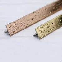 Bande de finition murale en or pour escalier, en chrome, en T, pour intérieur, en granit, en métal, pour les coins des carreaux, en acier inoxydable, pour le sol
