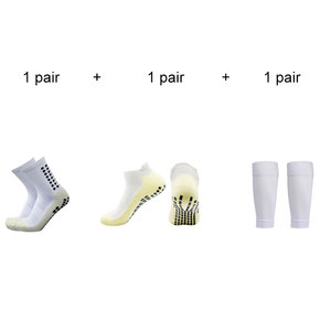 Chaussettes <span class=keywords><strong>de</strong></span> football à grip pour adultes et manchons <span class=keywords><strong>de</strong></span> football, ensemble <span class=keywords><strong>de</strong></span> chaussettes <span class=keywords><strong>de</strong></span> sport montantes pour le football - Product Image 2