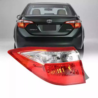 Lentille de feux arrière LED transparente pour Toyota Corolla 2014-2019, version américaine
