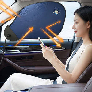 Nouvelle <span class=keywords><strong>pare</strong></span>-<span class=keywords><strong>soleil</strong></span> de voiture en PVC réglable multi-angles à ventouse, style minimaliste, pour fenêtre latérale de bureau ou d'<span class=keywords><strong>ordinateur</strong></span>, protection solaire et anti-chaleur - Product Image 2