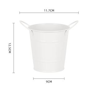 <span class=keywords><strong>Pot</strong></span> <span class=keywords><strong>de</strong></span> fleurs décoratif d'intérieur en fer galvanisé écologique, nouveau style, <span class=keywords><strong>petit</strong></span> seau à fleurs, prix abordable - Product Image 2