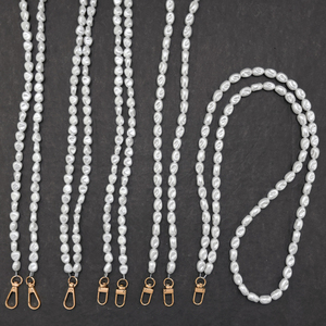 Producción de fábrica, venta al por mayor, cadena de perlas, correa para el hombro, adorno para bolso, accesorios de repuesto, cadena para teléfono con perlas, correa para bolso - Product Image 2