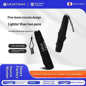 Parapluie japonais ultra-léger décontracté, petit, mini, portable, <span class=keywords><strong>anti</strong></span>-<span class=keywords><strong>UV</strong></span> UPF 30+, double usage soleil/pluie, design crayon - Product Image 5