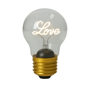 Ampoule LED en verre à filament décoratif, lumière chaude, éclairage décoratif - Product Image 1