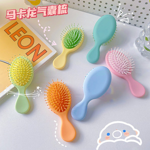 Cepillo de masaje para el cabello con mango ovalado de plástico para aliviar el cuero cabelludo, diseño portátil y bonito - Product Image 5