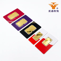 Porte-monnaie en plastique PET anti-effraction pour pièces de monnaie en or 10g, avec impression blister et design personnalisé