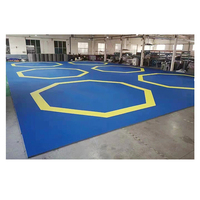 Bjj Gi Rollout jiu jitsu Tatami Mat Utilisé Lutte flexible Judo dérouler Tapis XPE tapis de sol en mousse