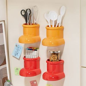 Boîte de rangement murale en forme de botte, mignonne, pour cuisine, chambre à coucher, petits objets, aucun perçage requis - Product Image 2