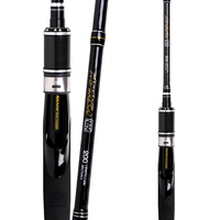 Canne à pêche RYOBI AOTAKA UN pour la pêche en mer, vente en gros, guide complet, pour bar et perche, poids de la leurre 20-50g, carbone haute résistance, pêche en mer et sur plage, 1.65 M