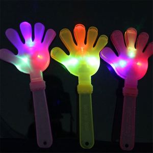 Atacado Promocional Barato Multi-color LED Colorido Plástico Mão Clapper
