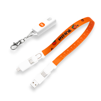 Mini câble de charge USB portable accessoires de banque d'alimentation câble de charge pour tous les téléphones intelligents utilisant